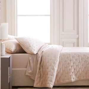 Quince Organic Bamboo Soft Blush Quilt Twin & 1 Sham 4.83 Stars ⭐️⭐️⭐️⭐️
